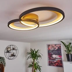 Hofstein Baiyin Deckenleuchte LED Gold, 1-flammig -LED Leuchten Verkäufe 2022 baiyin deckenleuchte h3416341 9