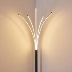 Hofstein Bakersfield Stehleuchte LED Schwarz, Wei&szlig;, 1-flammig -LED Leuchten Verkäufe 2022 bakersfield stehleuchte h3314050 12