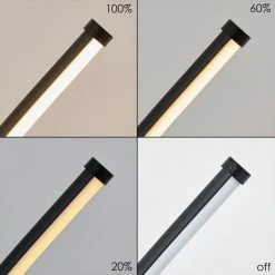 Hofstein Bakersfield Stehleuchte LED Schwarz, Wei&szlig;, 1-flammig -LED Leuchten Verkäufe 2022 bakersfield stehleuchte h3314050 14