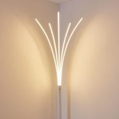 Hofstein Bakersfield Stehleuchte LED Wei&szlig;, 1-flammig -LED Leuchten Verkäufe 2022 bakersfield stehleuchte h3314074 2