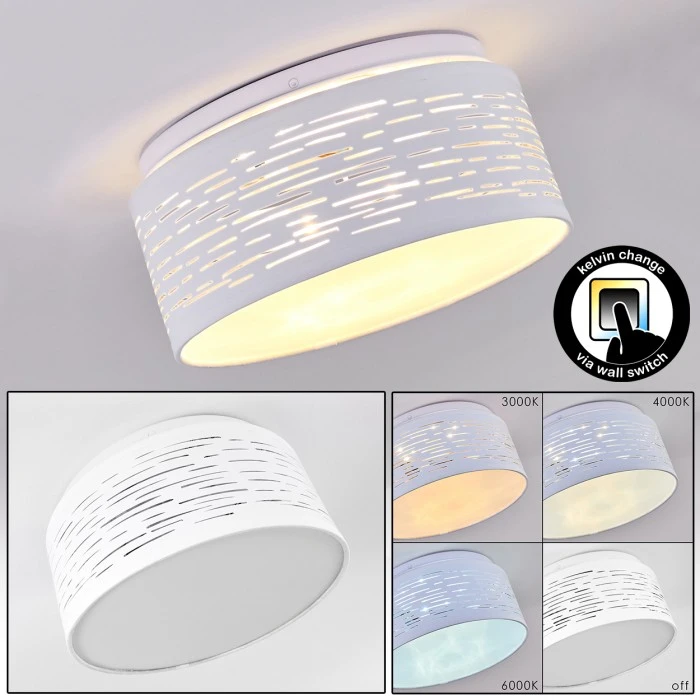 Hofstein Bandol Deckenleuchte LED Weiß, 1-flammig 1 Hofstein Bandol Deckenleuchte LED Weiß, 1-flammig