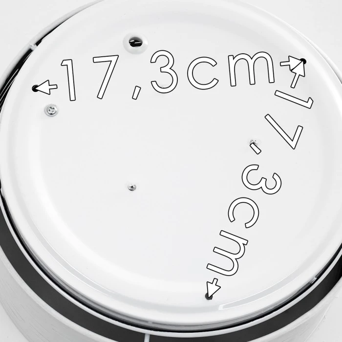 Hofstein Bandol Deckenleuchte LED Weiß, 1-flammig 17 Hofstein Bandol Deckenleuchte LED Weiß, 1-flammig – Bild 17