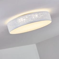 Hofstein Bandol Deckenleuchte LED Weiß, 1-flammig -LED Leuchten Verkäufe 2022 bandol deckenleuchte h3312124 12