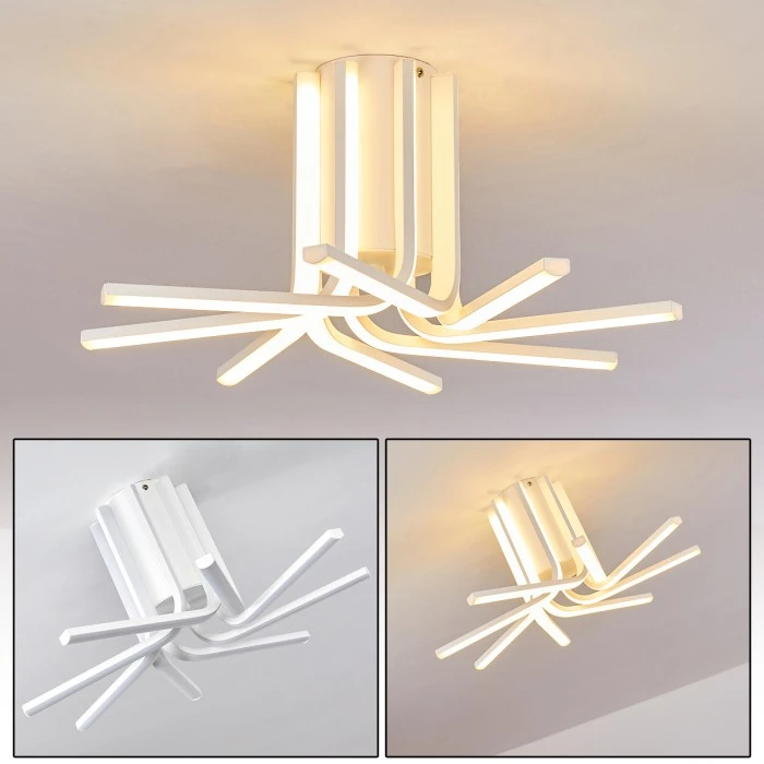 Hofstein Bangor Deckenleuchte LED Weiß, 1-flammig 1 Hofstein Bangor Deckenleuchte LED Weiß, 1-flammig