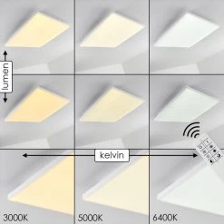Hofstein Bankura Deckenleuchte LED Weiß, 1-flammig, Fernbedienung 25 Hofstein Bankura Deckenleuchte LED Weiß, 1-flammig, Fernbedienung -LED Leuchten Verkäufe 2022 bankura deckenleuchte h3315095 4