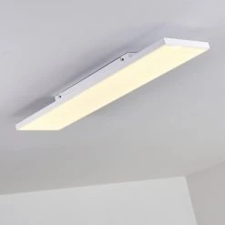 Hofstein Bankura Deckenpanel LED Weiß, 1-flammig, Fernbedienung -LED Leuchten Verkäufe 2022 bankura deckenpanel h3312162 18