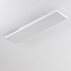 Hofstein Bankura Deckenpanel LED Weiß, 1-flammig, Fernbedienung -LED Leuchten Verkäufe 2022 bankura deckenpanel h3312162 5