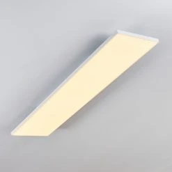 Hofstein Bankura Deckenpanel LED Weiß, 1-flammig, Fernbedienung -LED Leuchten Verkäufe 2022 bankura deckenpanel h3371909 11