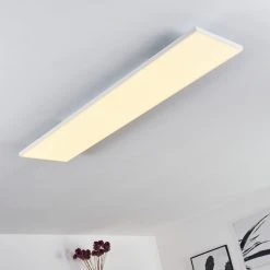 Hofstein Bankura Deckenpanel LED Weiß, 1-flammig, Fernbedienung -LED Leuchten Verkäufe 2022 bankura deckenpanel h3371909 19