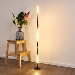 Hofstein Baotou Stehleuchte LED Schwarz, 1-flammig -LED Leuchten Verkäufe 2022 baotou stehleuchte h3313992 13