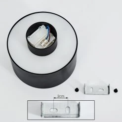 Hofstein Baraboo Deckenleuchte LED Schwarz, 1-flammig -LED Leuchten Verkäufe 2022 baraboo deckenleuchte h3382233 4