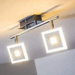 Hofstein Baramita Deckenstrahler LED Chrom, 2-flammig -LED Leuchten Verkäufe 2022 baramita deckenstrahler h3003015 3
