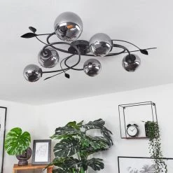 Hofstein Barasat Deckenleuchte LED Schwarz, 6-flammig 25 Hofstein Barasat Deckenleuchte LED Schwarz, 6-flammig -LED Leuchten Verkäufe 2022 barasat deckenleuchte h3557778 11