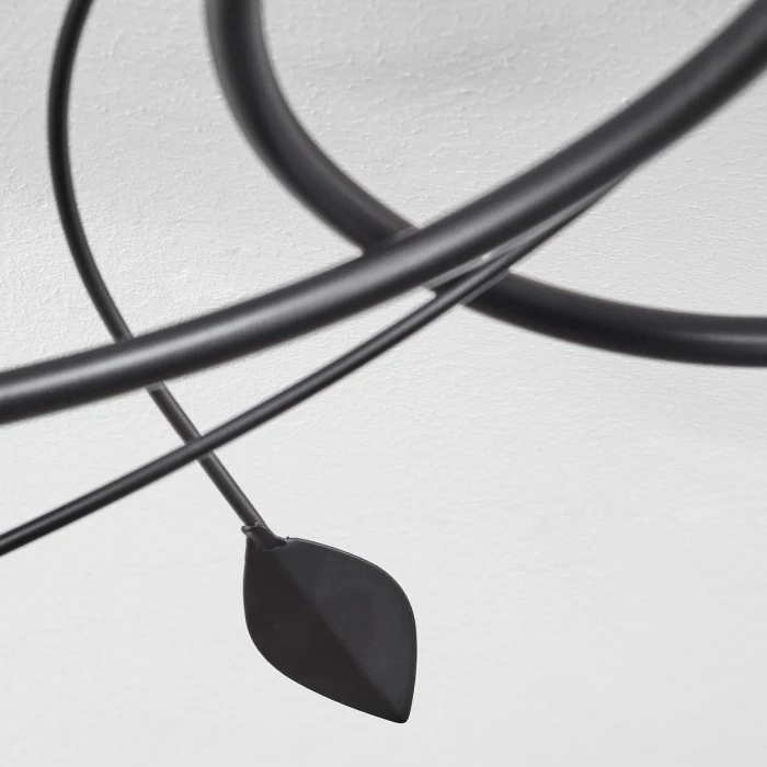 Hofstein Barasat Deckenleuchte LED Schwarz, 6-flammig 13 Hofstein Barasat Deckenleuchte LED Schwarz, 6-flammig – Bild 13