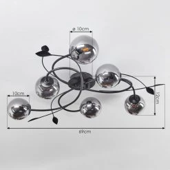 Hofstein Barasat Deckenleuchte LED Schwarz, 6-flammig 17 Hofstein Barasat Deckenleuchte LED Schwarz, 6-flammig -LED Leuchten Verkäufe 2022 barasat deckenleuchte h3557778 3