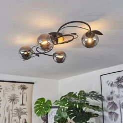 Hofstein Barasat Deckenleuchte LED Schwarz, 4-flammig -LED Leuchten Verkäufe 2022 barasat deckenleuchte h3558836 6