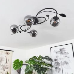 Hofstein Barasat Deckenleuchte LED Schwarz, 4-flammig -LED Leuchten Verkäufe 2022 barasat deckenleuchte h3558836 9