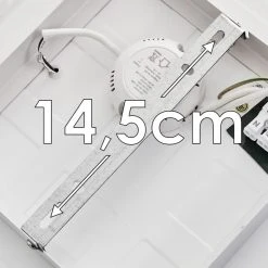 Hofstein Barasat Deckenpanel LED Wei&szlig;, 1-flammig -LED Leuchten Verkäufe 2022 barasat deckenpanel h3314357 16