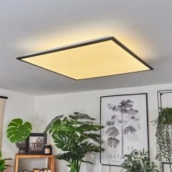 Hofstein Barasat Deckenpanel LED Schwarz, Weiß, 2-flammig -LED Leuchten Verkäufe 2022 barasat deckenpanel h3561096 8