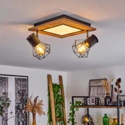 Hofstein Bardhaman Deckenleuchte LED Chrom, Schwarz, Weiß, Holzoptik, 3-flammig 22 Hofstein Bardhaman Deckenleuchte LED Chrom, Schwarz, Weiß, Holzoptik, 3-flammig -LED Leuchten Verkäufe 2022 bardhaman deckenleuchte h3598054 8