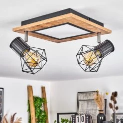 Hofstein Bardhaman Deckenleuchte LED Chrom, Schwarz, Weiß, Holzoptik, 3-flammig 23 Hofstein Bardhaman Deckenleuchte LED Chrom, Schwarz, Weiß, Holzoptik, 3-flammig -LED Leuchten Verkäufe 2022 bardhaman deckenleuchte h3598054 9