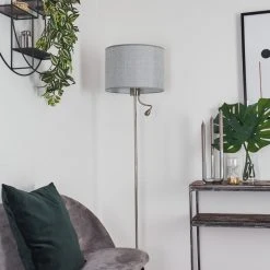 Hofstein Barruelo Stehleuchte LED Nickel-Matt, 2-flammig 22 Hofstein Barruelo Stehleuchte LED Nickel-Matt, 2-flammig -LED Leuchten Verkäufe 2022 barruelo stehleuchte h3384725 10