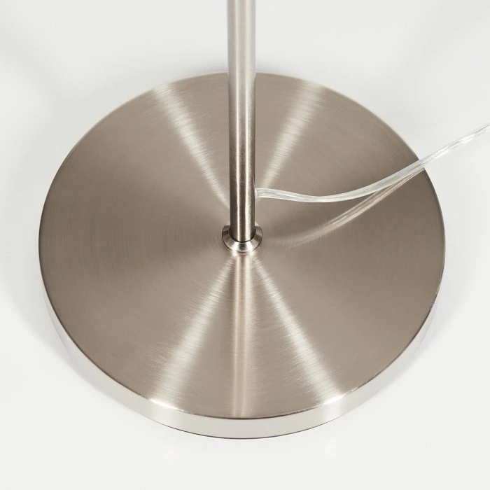 Hofstein Barruelo Stehleuchte LED Nickel-Matt, 2-flammig 6 Hofstein Barruelo Stehleuchte LED Nickel-Matt, 2-flammig – Bild 6