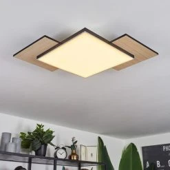 Hofstein Barullu Deckenpanel LED Schwarz, Weiß, Holz hell, 1-flammig 18 Hofstein Barullu Deckenpanel LED Schwarz, Weiß, Holz hell, 1-flammig -LED Leuchten Verkäufe 2022 barullu deckenpanel h3582909 8
