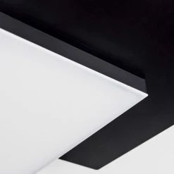 Hofstein Barullu Deckenpanel LED Schwarz, Weiß, Holz hell, 1-flammig -LED Leuchten Verkäufe 2022 barullu deckenpanel h3582923 5