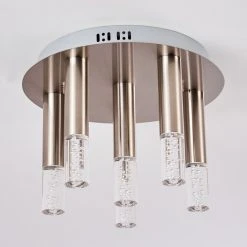 Hofstein Basvuly Deckenleuchte LED Nickel-Matt, 6-flammig -LED Leuchten Verkäufe 2022 basvuly deckenleuchte h3302439 do1 4