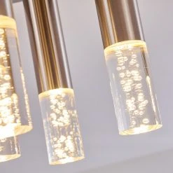 Hofstein Basvuly Deckenleuchte LED Nickel-Matt, 6-flammig -LED Leuchten Verkäufe 2022 basvuly deckenleuchte h3302439 do1 9