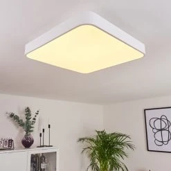 Hofstein Batamoto Deckenpanel LED Wei&szlig;, 2-flammig, Fernbedienung, Farbwechsler -LED Leuchten Verkäufe 2022 batamoto deckenpanel h3418024 10