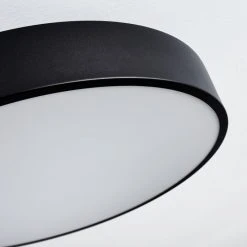 Hofstein Batamoto Deckenpanel LED Schwarz, Weiß, 2-flammig, Fernbedienung, Farbwechsler -LED Leuchten Verkäufe 2022 batamoto deckenpanel h3418031 2