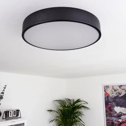 Hofstein Batamoto Deckenpanel LED Schwarz, Weiß, 2-flammig, Fernbedienung, Farbwechsler -LED Leuchten Verkäufe 2022 batamoto deckenpanel h3418031 9