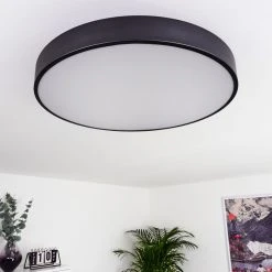 Hofstein Batamoto Deckenpanel LED Schwarz, Weiß, 2-flammig, Fernbedienung, Farbwechsler -LED Leuchten Verkäufe 2022 batamoto deckenpanel h3418086 11