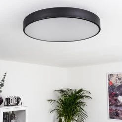 Hofstein Batamoto Deckenpanel LED Schwarz, Weiß, 2-flammig, Fernbedienung, Farbwechsler -LED Leuchten Verkäufe 2022 batamoto deckenpanel h3418086 9