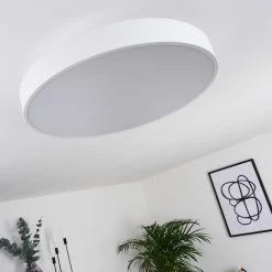 Hofstein Batamoto Deckenpanel LED Weiß, 2-flammig, Fernbedienung, Farbwechsler -LED Leuchten Verkäufe 2022 batamoto deckenpanel h3418109 11