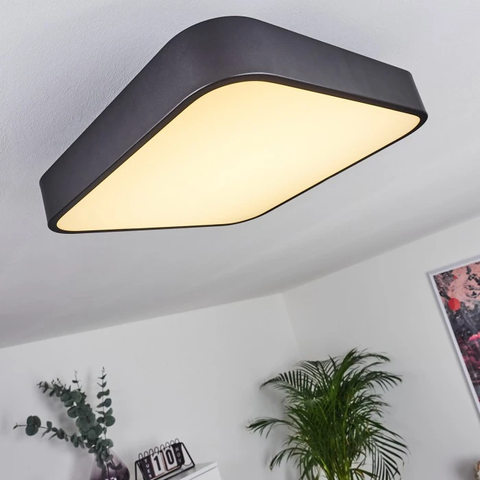 Hofstein Batamoto Deckenpanel LED Schwarz, Weiß, 2-flammig, Fernbedienung, Farbwechsler 7 Hofstein Batamoto Deckenpanel LED Schwarz, Weiß, 2-flammig, Fernbedienung, Farbwechsler – Bild 7