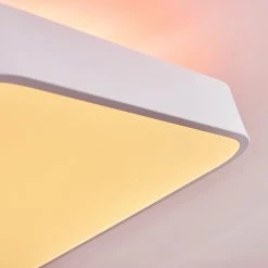 Hofstein Batamoto Deckenpanel LED Weiß, 2-flammig, Fernbedienung, Farbwechsler -LED Leuchten Verkäufe 2022 batamoto deckenpanel h3418475 5