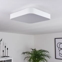 Hofstein Batamoto Deckenpanel LED Weiß, 2-flammig, Fernbedienung, Farbwechsler -LED Leuchten Verkäufe 2022 batamoto deckenpanel h3418475 9