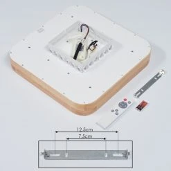 Hofstein Batamoto LED Panel Weiß, Holz hell, 2-flammig, Fernbedienung, Farbwechsler 19 Hofstein Batamoto LED Panel Weiß, Holz hell, 2-flammig, Fernbedienung, Farbwechsler -LED Leuchten Verkäufe 2022 batamoto led panel h3394267 4