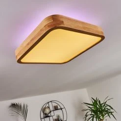 Hofstein Batamoto LED Panel Weiß, Holz hell, 2-flammig, Fernbedienung, Farbwechsler 21 Hofstein Batamoto LED Panel Weiß, Holz hell, 2-flammig, Fernbedienung, Farbwechsler -LED Leuchten Verkäufe 2022 batamoto led panel h3394267 6