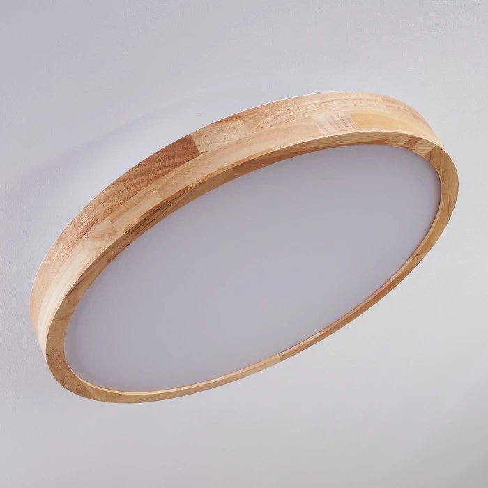 Hofstein Batamoto LED Panel Holz hell, 2-flammig, Fernbedienung 8 Hofstein Batamoto LED Panel Holz hell, 2-flammig, Fernbedienung – Bild 8