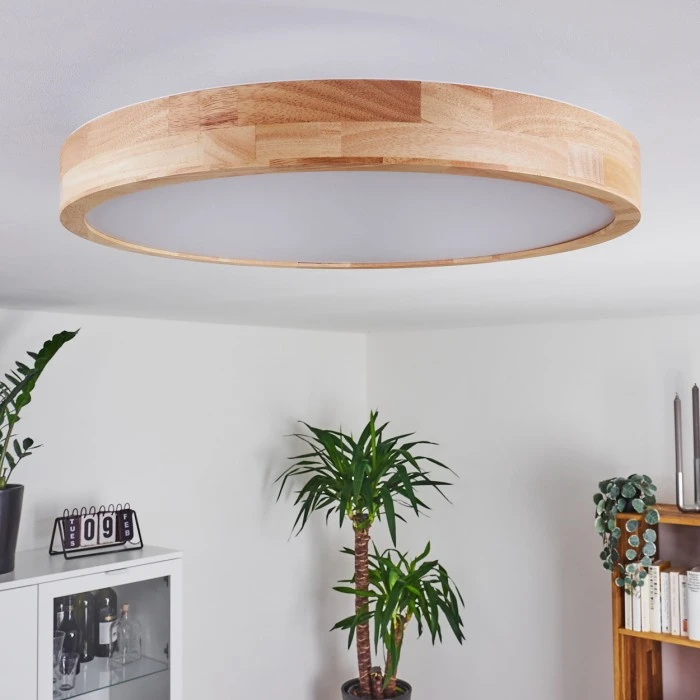 Hofstein Batamoto LED Panel Holz hell, 2-flammig, Fernbedienung 10 Hofstein Batamoto LED Panel Holz hell, 2-flammig, Fernbedienung – Bild 10