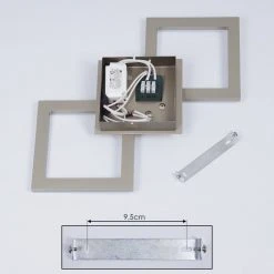 Hofstein Batuna Deckenleuchte LED Nickel-Matt, 1-flammig -LED Leuchten Verkäufe 2022 batuna deckenleuchte h3393741 4