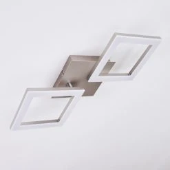 Hofstein Batuna Deckenleuchte LED Nickel-Matt, 1-flammig -LED Leuchten Verkäufe 2022 batuna deckenleuchte h3393741 7