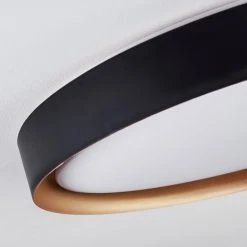 Hofstein Beade Deckenleuchte LED Schwarz, Gold, 1-flammig, Fernbedienung -LED Leuchten Verkäufe 2022 beade deckenleuchte h3384664 2