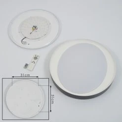 Hofstein Beade Deckenleuchte LED Grau, Weiß, 1-flammig, Fernbedienung, Farbwechsler 17 Hofstein Beade Deckenleuchte LED Grau, Weiß, 1-flammig, Fernbedienung, Farbwechsler -LED Leuchten Verkäufe 2022 beade deckenleuchte h3392379 4