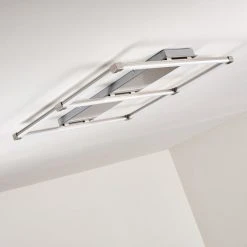 Hofstein Beken Deckenleuchte LED Nickel-Matt, 1-flammig -LED Leuchten Verkäufe 2022 beken deckenleuchte h3269350 do2 15
