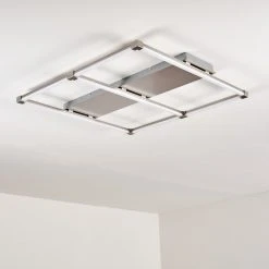 Hofstein Beken Deckenleuchte LED Nickel-Matt, 1-flammig -LED Leuchten Verkäufe 2022 beken deckenleuchte h3269350 do2 18